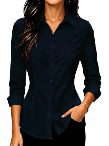 CBOO Women's Long Sleeve Button Down Blouse: $14.24 CBOO Women's Long Sleeve Button Down Blouse: $14.24