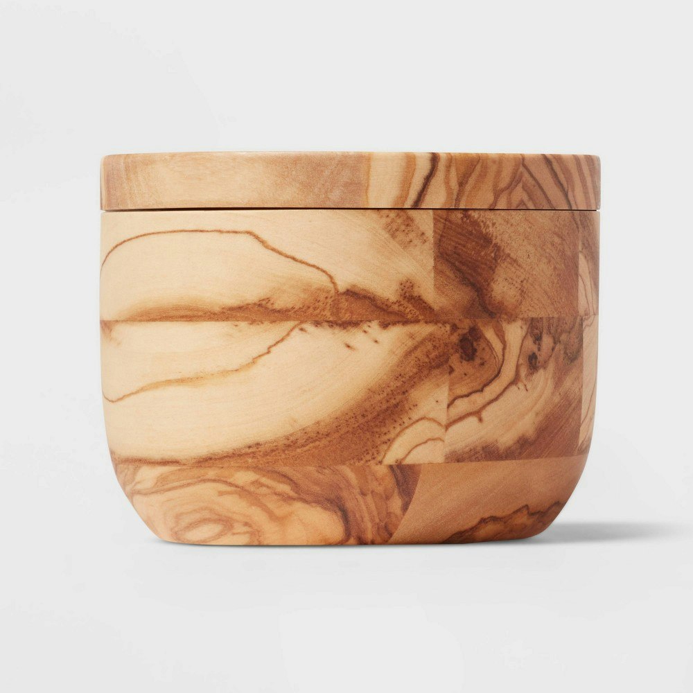 Threshold Wooden Salt Cellar with Spoon: $16 Threshold Wooden Salt Cellar with Spoon: $16