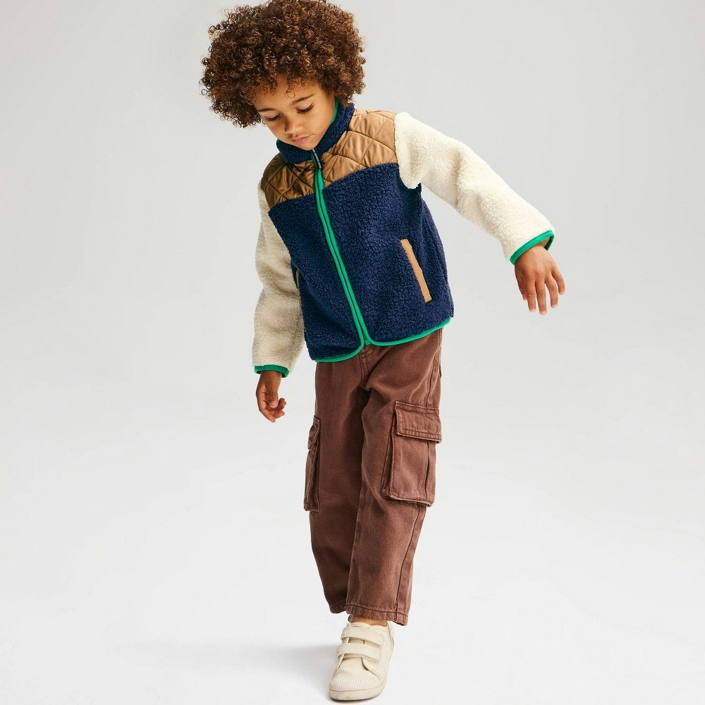Cat & Jack Toddler Boys' Colorblock Fleece Jacket 2T: $22 Cat & Jack Toddler Boys' Colorblock Fleece Jacket 2T: $22