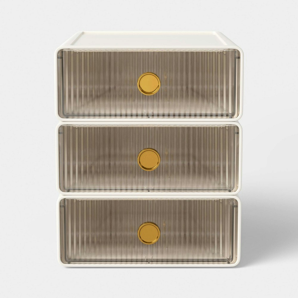 Threshold Small Stackable Drawers 3-Pack: $15 Threshold Small Stackable Drawers 3-Pack: $15