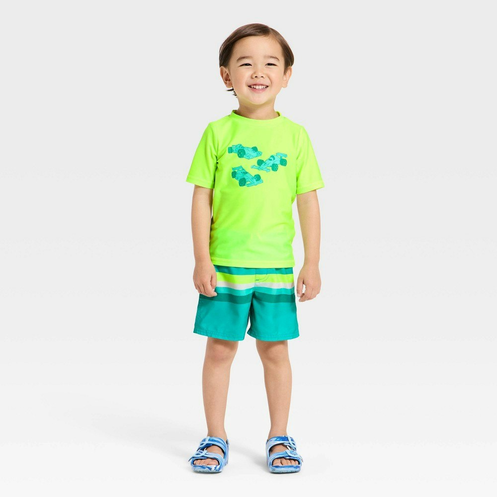 Cat & Jack Baby Boys' Race Car Rash Guard Set 18M: $22 Cat & Jack Baby Boys' Race Car Rash Guard Set 18M: $22