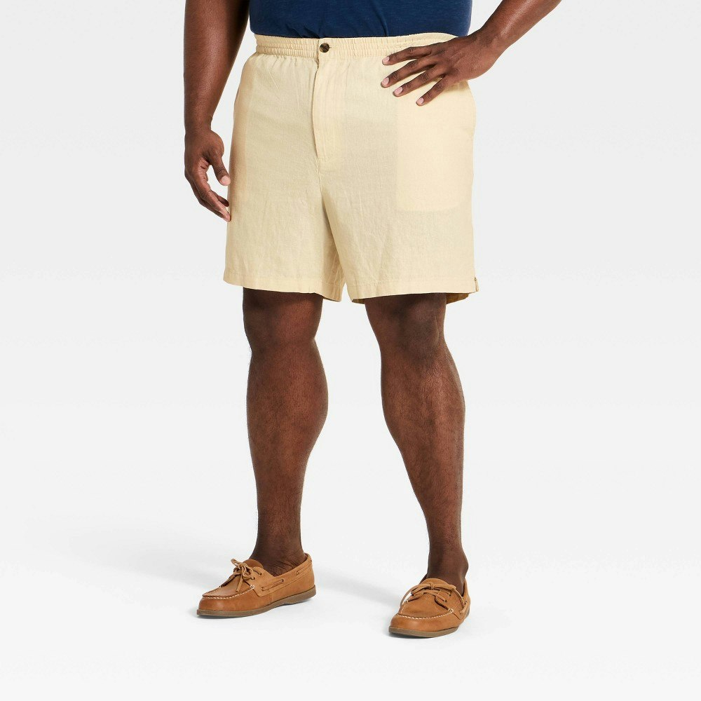 Goodfellow & Co Men's Big & Tall 7-Inch Linen Shorts: $30 Goodfellow & Co Men's Big & Tall 7-Inch Linen Shorts: $30