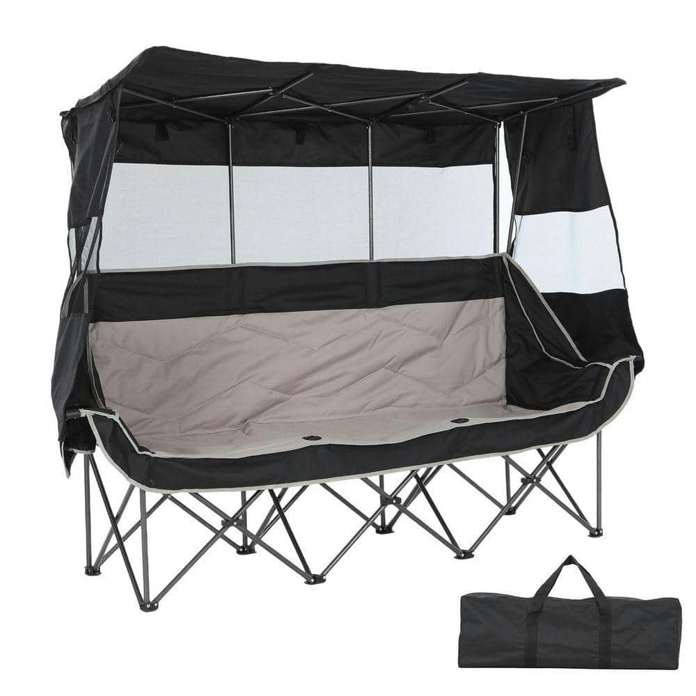3-Person Folding Camping Chair with Canopy: $164.71 3-Person Folding Camping Chair with Canopy: $164.71