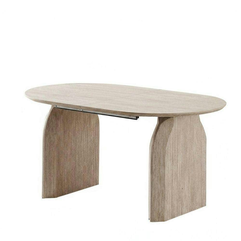 90.55-Inch Wood Extendable Outdoor Dining Table: $542.37