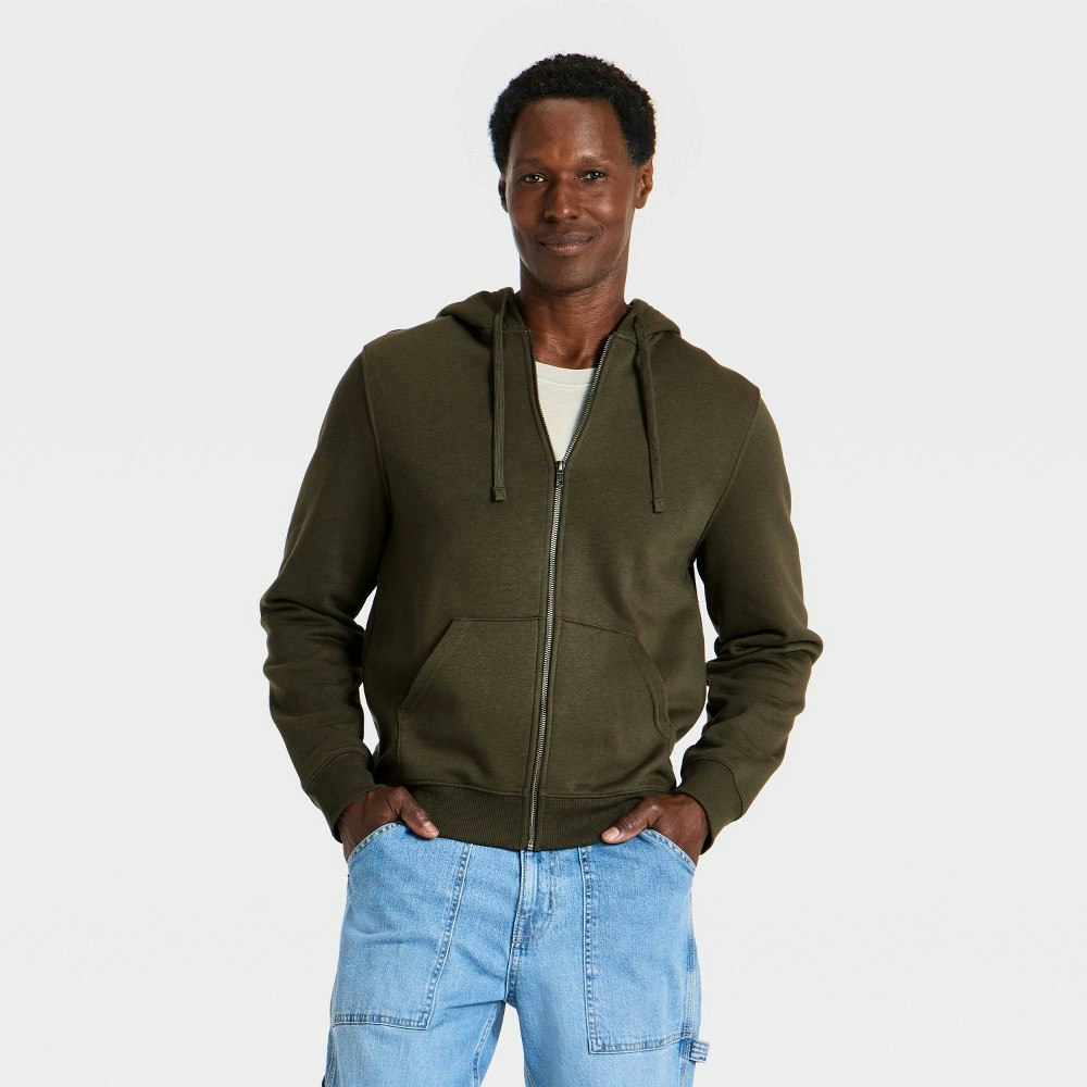 Goodfellow & Co Men's Fleece Full-Zip Hoodie: $30