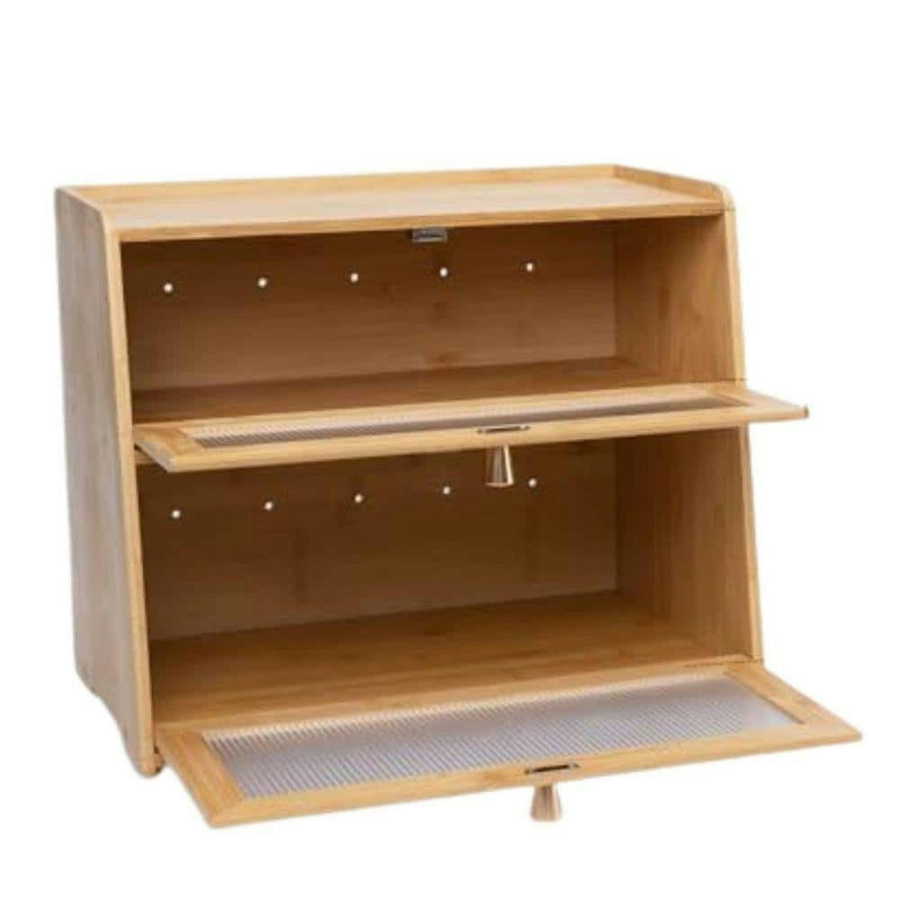 Bamboo Bread Box with Window: $84.81 Bamboo Bread Box with Window: $84.81