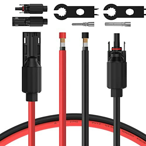 BougeRV 10-Foot 8AWG Solar Extension Cable: $33.99