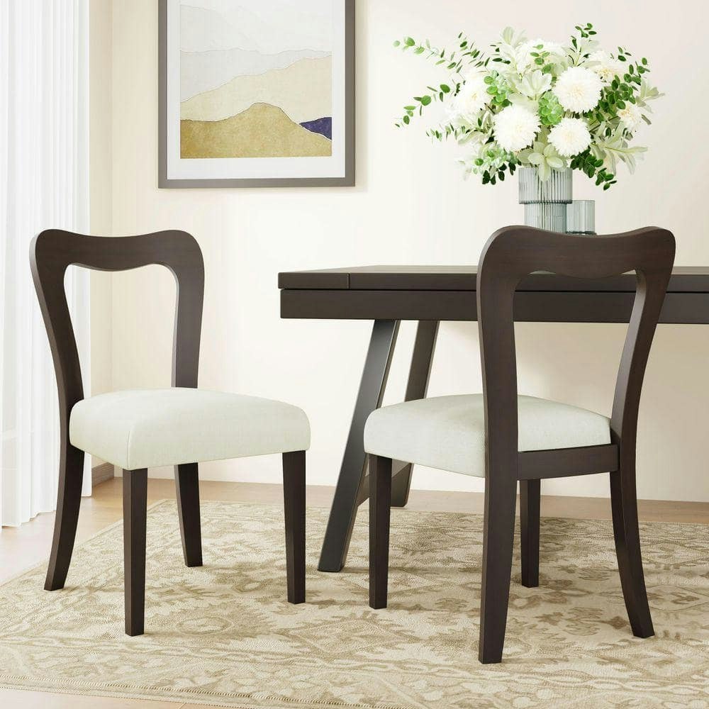 Dark Brown Wood Outdoor Dining Chair 2-Pack: $326.29 Dark Brown Wood Outdoor Dining Chair 2-Pack: $326.29