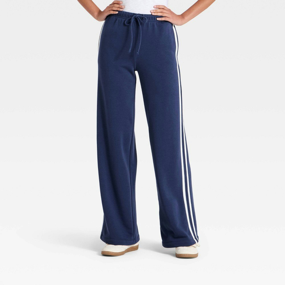 Women's Mid-Rise Easy Fit Track Sweatpants: $30 Women's Mid-Rise Easy Fit Track Sweatpants: $30