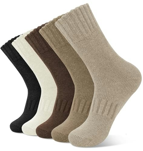 Ysense Women's Wool Crew Socks 5-Pack: $8.49 Ysense Women's Wool Crew Socks 5-Pack: $8.49