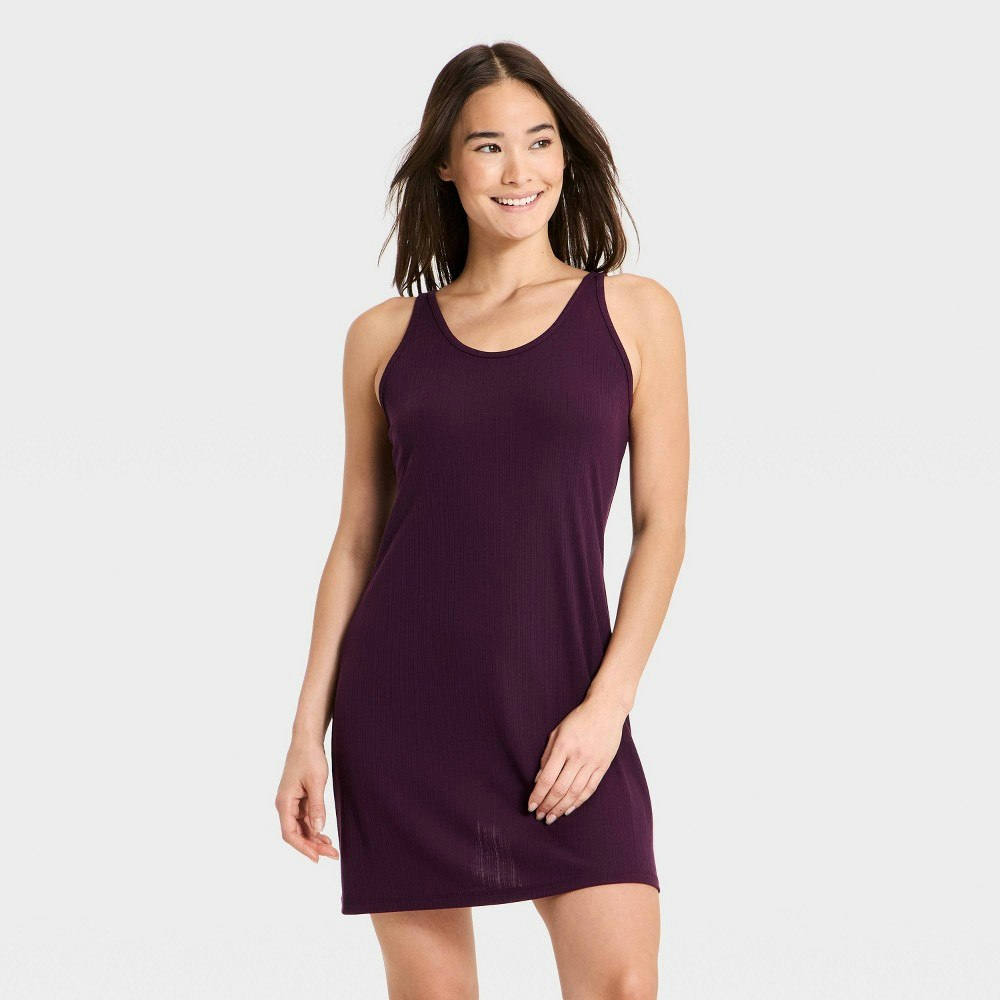Auden Women's Cooling Ribbed Jersey Tank Dress: $25 Auden Women's Cooling Ribbed Jersey Tank Dress: $25