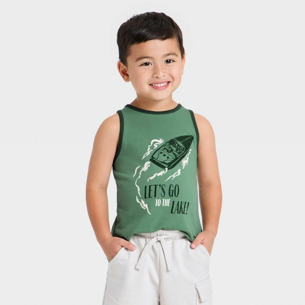 Cat & Jack Toddler Boys' Boats and Lakes Tank Top 3T: $3.50 Cat & Jack Toddler Boys' Boats and Lakes Tank Top 3T: $3.50