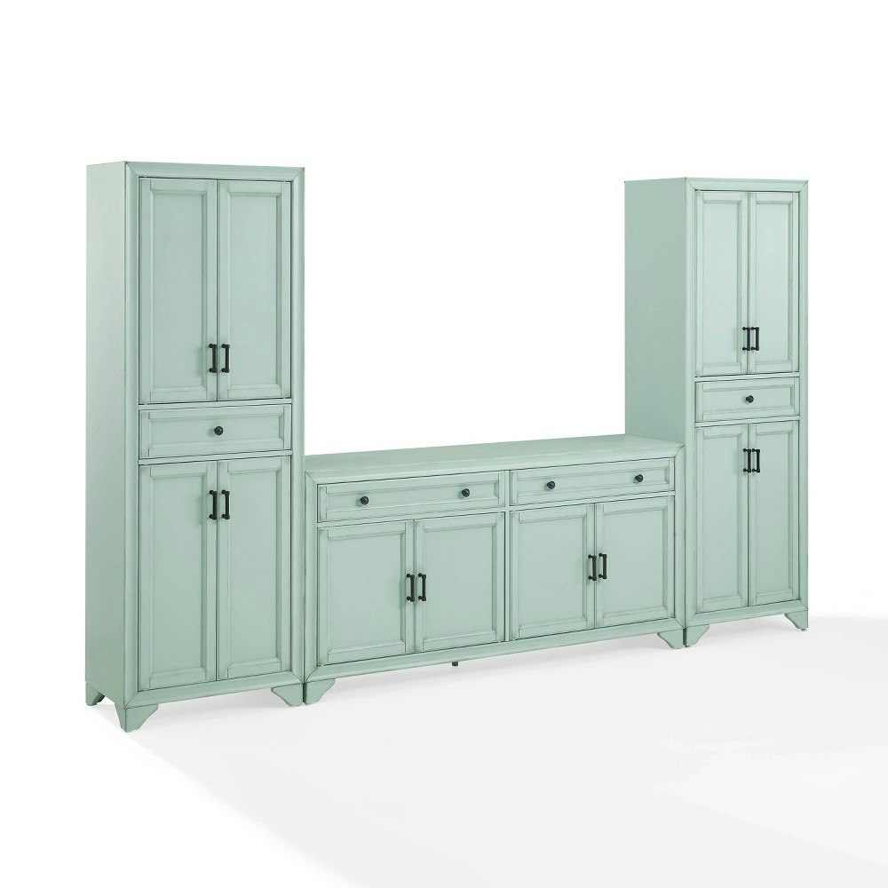 Crosley Tara 3-Piece Entertainment Center Sideboard and Pantry Set: $1,629.99 Crosley Tara 3-Piece Entertainment Center Sideboard and Pantry Set: $1,629.99