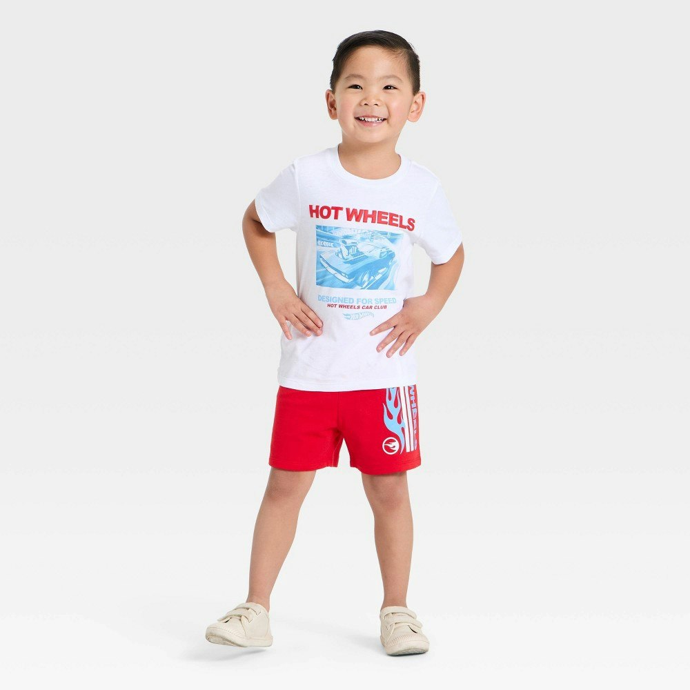 Hot Wheels Toddler Boys' 2-Piece T-Shirt and Shorts Set 4T: $7.50 Hot Wheels Toddler Boys' 2-Piece T-Shirt and Shorts Set 4T: $7.50