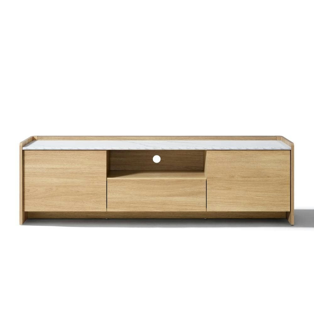 Hazel Oak 62.4-Inch TV Media Console: $455.99