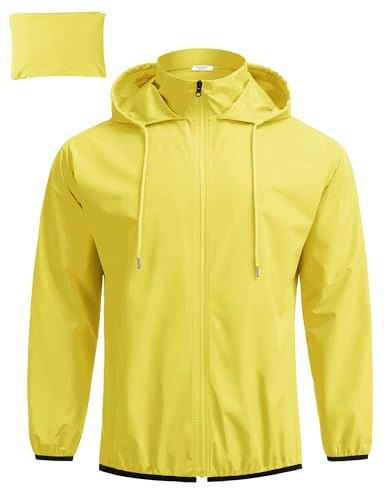 Coofandy Men's Lightweight Packable Rain Jacket: $19.96 Coofandy Men's Lightweight Packable Rain Jacket: $19.96