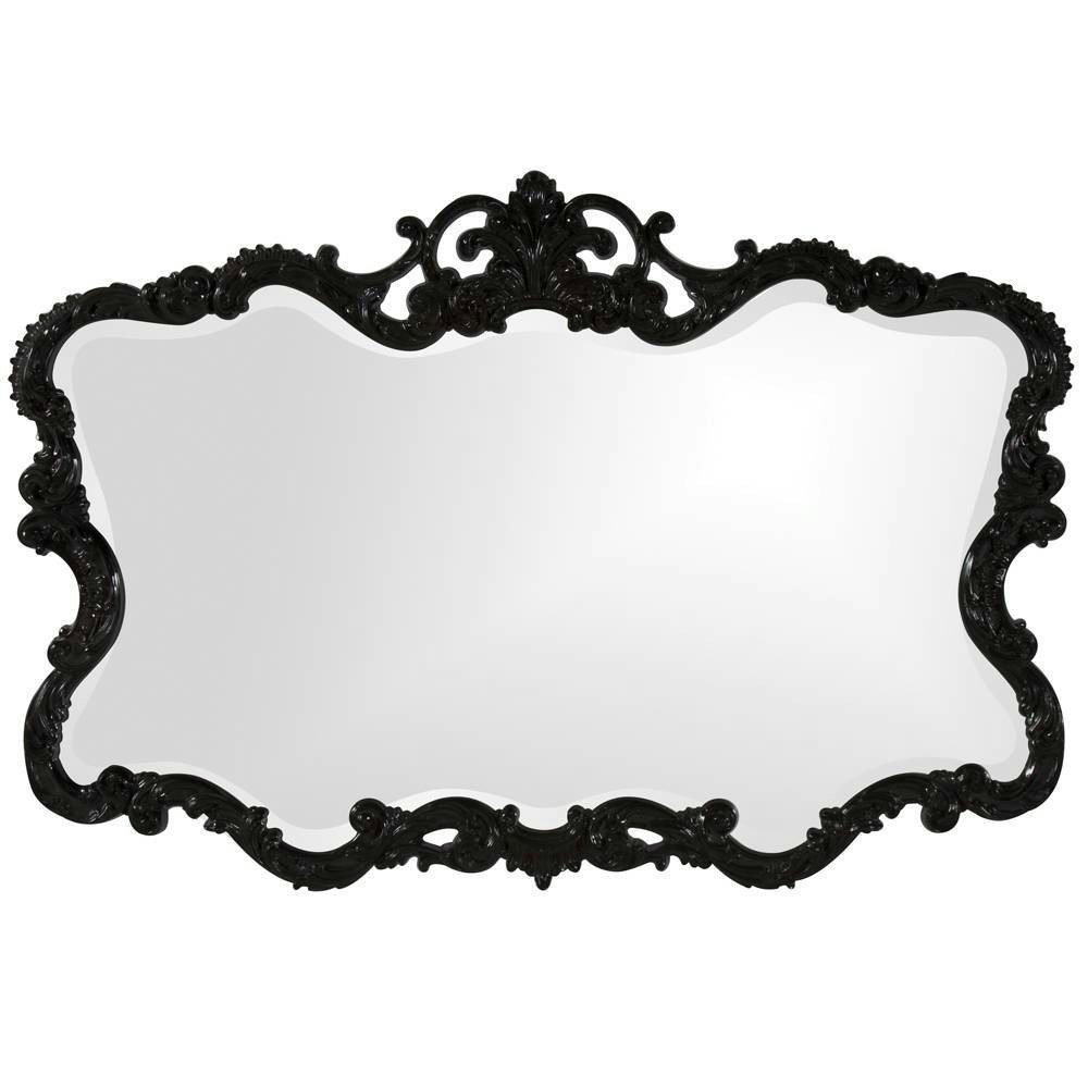Howard Elliott 40" x 30" Rectangular Iron Framed Wall Mirror: $299.99