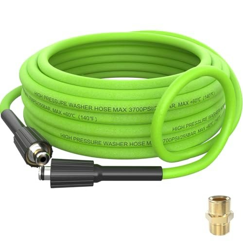 APower 25-Foot 3,700 PSI Kink-Resistant Pressure Washer Hose: $15.99 APower 25-Foot 3,700 PSI Kink-Resistant Pressure Washer Hose: $15.99