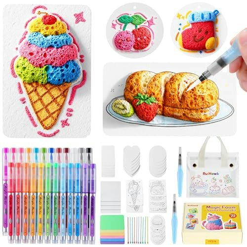 RuiHawk 3D Puff Paint Art Kit 75-Piece: $28.03 RuiHawk 3D Puff Paint Art Kit 75-Piece: $28.03