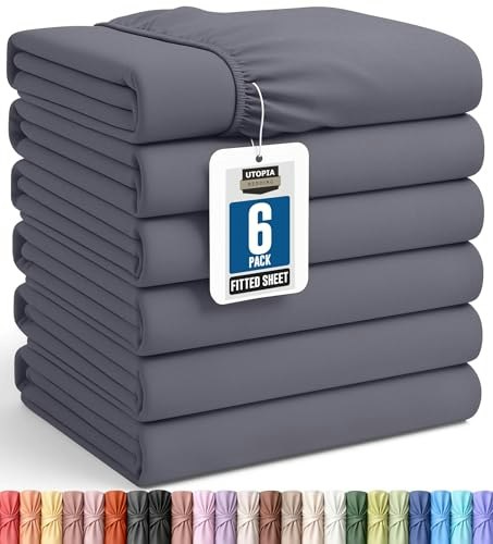 Twin Fitted Sheet 6-Pack: $33.99 Twin Fitted Sheet 6-Pack: $33.99