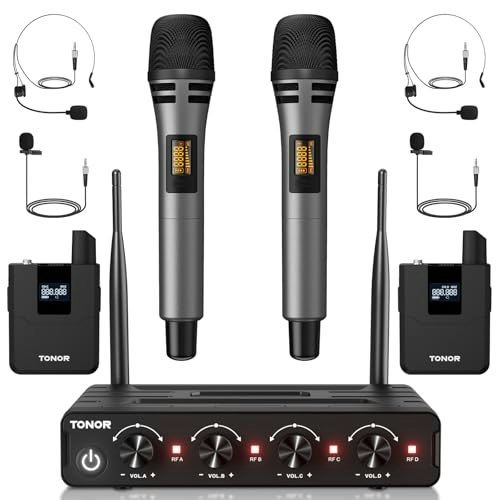 Tonor Wireless Microphone System: $107.96 Tonor Wireless Microphone System: $107.96