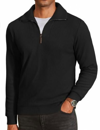 Coofandy Men's Quarter Zip Corduroy Sweatshirt: $19.98 Coofandy Men's Quarter Zip Corduroy Sweatshirt: $19.98