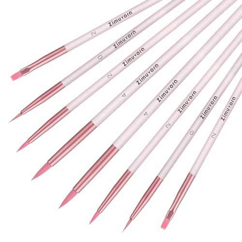 Zimuvora Fine Detail Paint Brush 8-Pack: $7.99 Zimuvora Fine Detail Paint Brush 8-Pack: $7.99