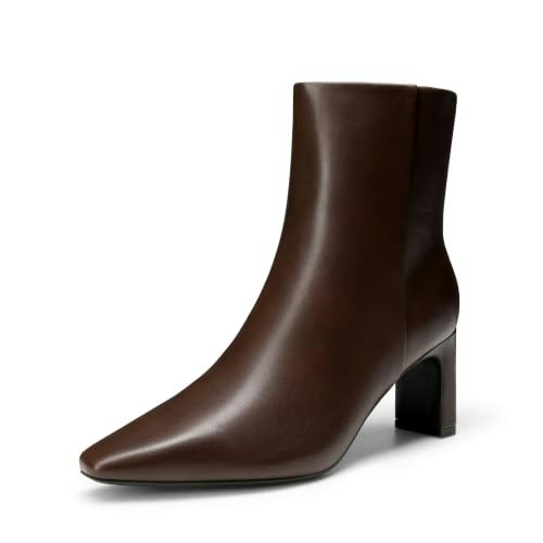 Dream Pairs Women's Square Toe Block Heel Ankle Boots: $37.98