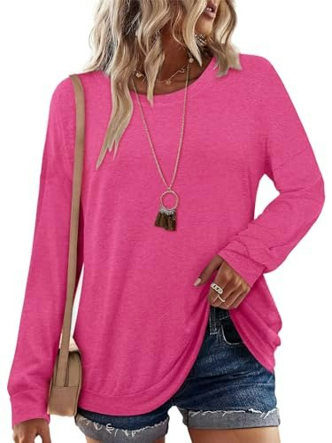 Onlypuff Women's Long Sleeve Tunic Top: $18.99