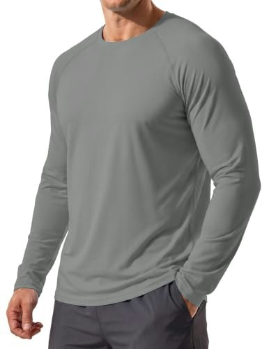 Asyjumpd Men's Long Sleeve Sun Protection Rash Guard: $14.24 Asyjumpd Men's Long Sleeve Sun Protection Rash Guard: $14.24