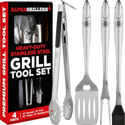 Alpha Grillers BBQ Grill Tool Set: $33.65