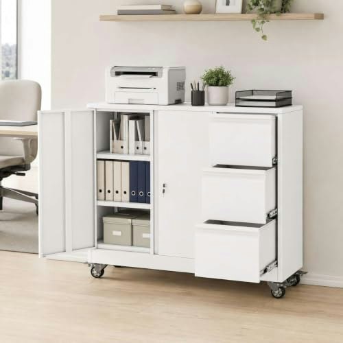 Gdnvbrds 3-Drawer Mobile File Cabinet: $169.15 Gdnvbrds 3-Drawer Mobile File Cabinet: $169.15