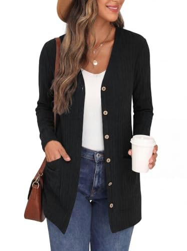 Grecerelle Women's Lightweight Ribbed Knit Open Front Cardigan: $11.99 Grecerelle Women's Lightweight Ribbed Knit Open Front Cardigan: $11.99