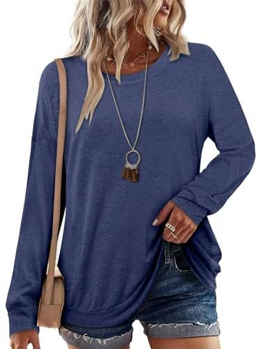 Onlypuff Women's Long Sleeve Tunic Blouse: $18.99 Onlypuff Women's Long Sleeve Tunic Blouse: $18.99