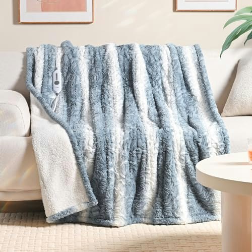 Woomer 50" x 60" Heated Electric Throw Blanket: $42.49 Woomer 50" x 60" Heated Electric Throw Blanket: $42.49