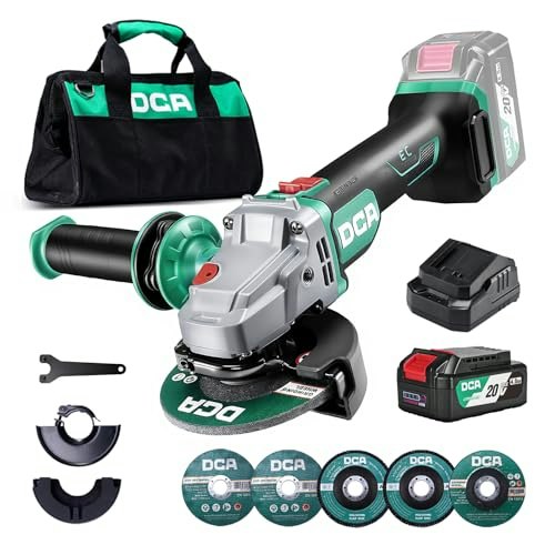 DCA 20V 4-1/2-inch Brushless Cordless Angle Grinder Kit: $60.49 DCA 20V 4-1/2-inch Brushless Cordless Angle Grinder Kit: $60.49