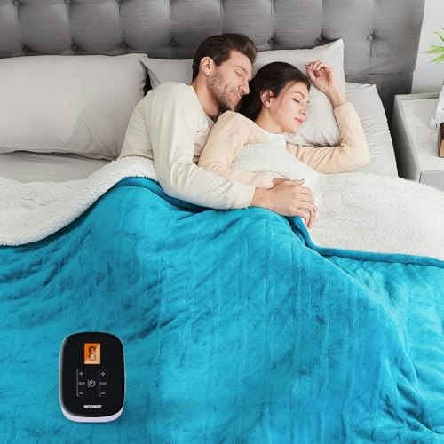 Woomer Twin Electric Heated Flannel Blanket: $19.64 Woomer Twin Electric Heated Flannel Blanket: $19.64