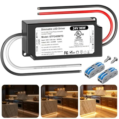 Lvtinrs 96W 24V Dimmable LED Driver: $32.89