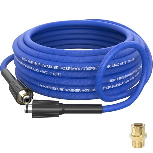 Apower 25-Foot 3,700-PSI Kink-Resistant Pressure Washer Hose: $15.19 Apower 25-Foot 3,700-PSI Kink-Resistant Pressure Washer Hose: $15.19