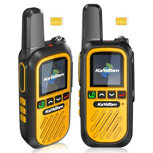 4G LTE PoC Long-Range Two-Way Radio 2-Pack: $135.99