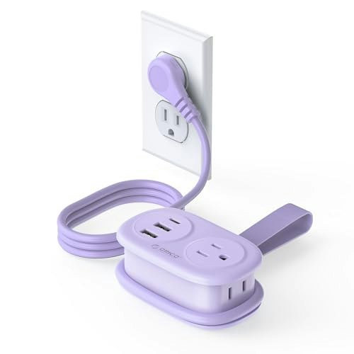 Orico 5-in-1 Travel Power Strip: $12.59