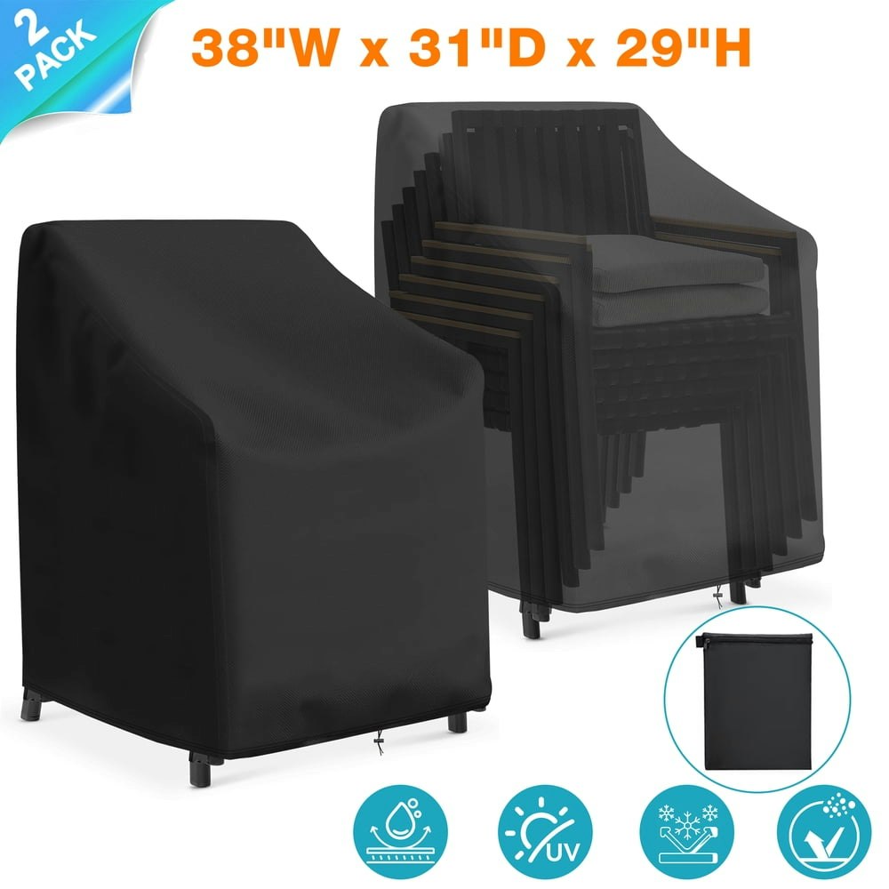 Yeerswag 38x31x29-Inch Patio Chair Covers 2-Pack: $17.99 Yeerswag 38x31x29-Inch Patio Chair Covers 2-Pack: $17.99
