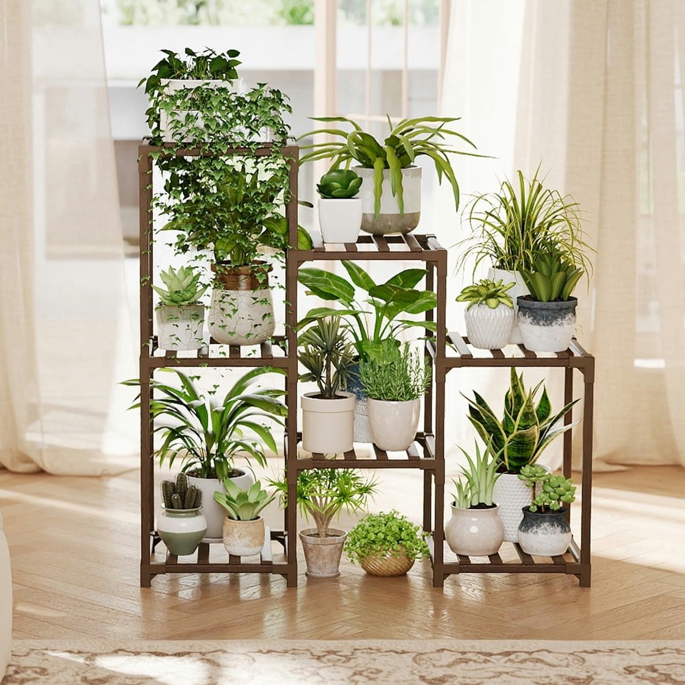 Bamworld 3-Tier Ladder Plant Stand: $19.49 Bamworld 3-Tier Ladder Plant Stand: $19.49
