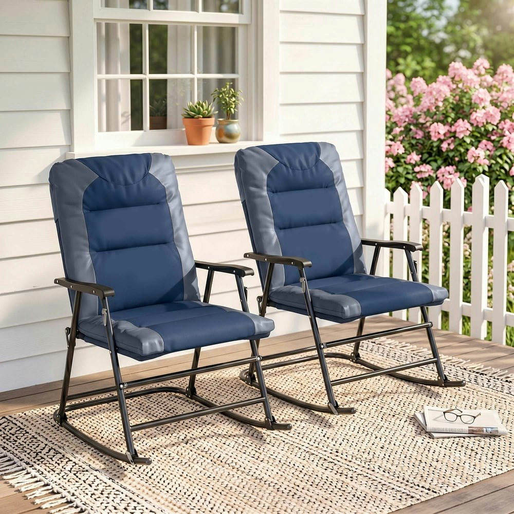 Outsunny Oversized Folding Rocking Camping Chair 2-Pack: $134.58 Outsunny Oversized Folding Rocking Camping Chair 2-Pack: $134.58