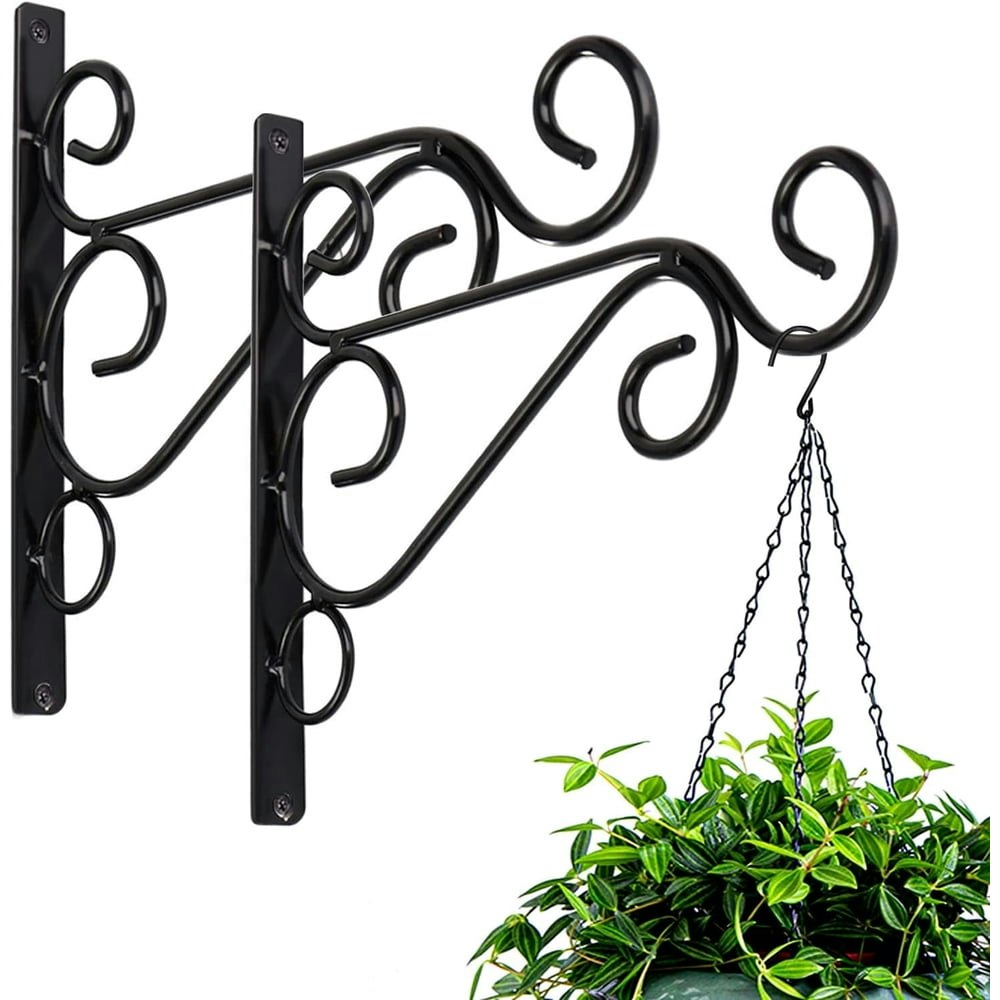 Kabb 10-Inch Decorative Cast Iron Plant Bracket 2-Pack: $10.07 Kabb 10-Inch Decorative Cast Iron Plant Bracket 2-Pack: $10.07