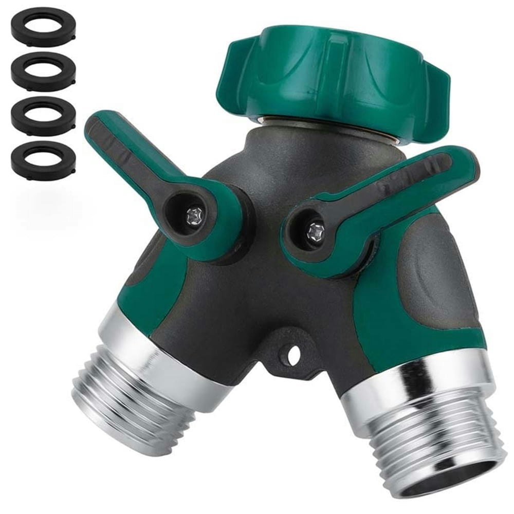 Umexus 2-Way Garden Hose Splitter: $7.29