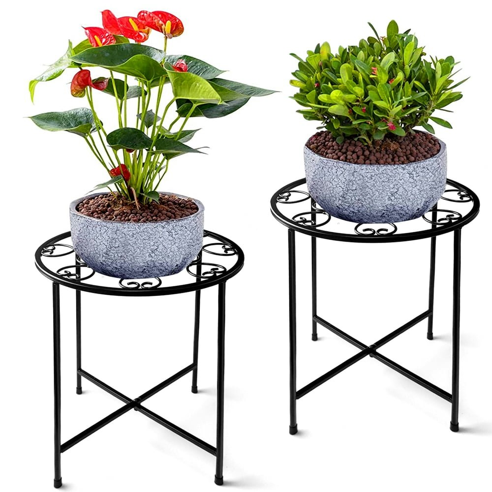 Kabb 2-Piece Tall Flower Pot Stand: $21.17