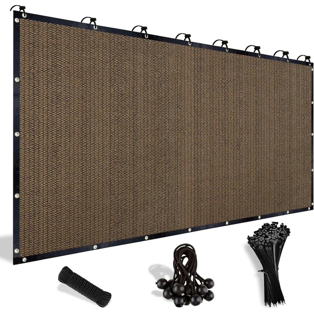 Naway 12x20-Foot 200GSM HDPE Mesh Sun Shade Canopy: $63.99