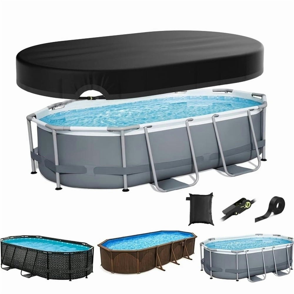 Sheltuse 16x10-Foot Oval Above Ground Pool Cover: $45.72
