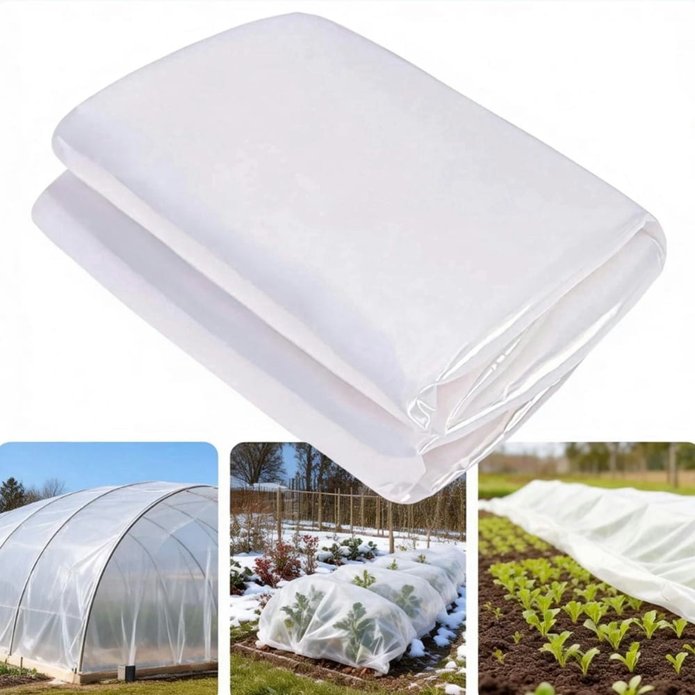 6.5x10-Foot 6-Mil Clear Greenhouse Plastic Sheeting: $7.45